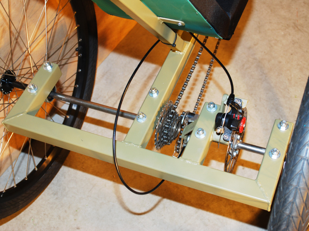 DeltaRunner Comfort Trike - drive axels